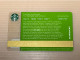 Singapore STARBUCKS Coffee Gift Card, Set Of 1 Used Card - Singapour