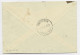 FRANCE MERCURE 75C+25C LETTRE AMBULANT CERBERE A BORDEAUX 2.4.41 B - 1938-42 Mercurio