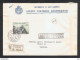 SAN MARINO: 1958  BUSTA  F.D.C. RACCOMANDA  -  VEDUTA  £. 500  -  ANN.  " SAN  MARINO 27.2.1958 "  PER  TREVISO  -  SPL - FDC