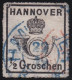 Hannover    -     Michel   . 17  (2 Scans)    -  - Kleine Dünne Stelle  Links Mittel     O        -  Gestempelt - Hanover