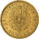 Etats Allemands, HAMBURG, 20 Mark, 1877, Hambourg, Or, TTB+, KM:602 - Pièces De Monnaie D'or