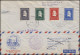 Sonderflug Amsterdam-Kaapstad KLM Jan Van Riebeeck 25.3.1952, Weiter Nach Israel - Luftpost