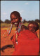 Postcard Menschen / Typen Kenia Frau Mit Kind Exoten 1976  Gel. Briefmarke - Kenia