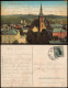 Ansichtskarte Waldenburg (Sachsen) Panorama-Ansicht, Kirche U. Ortsmitte 1910 - Waldenburg (Sachsen)