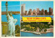 Etats Unis - New York - Lower Manhattan - Statue Of Liberty - Multivues - CPM - Voir Scans Recto-Verso - Manhattan