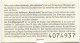 Deutschland - Berlin - BVG - Fahrschein Normaltarif 1988 - Europa