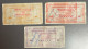 Beau Lot De 3 Billets De Ville REIMS, 100, 500 Et 1000 Francs - Bonds & Basic Needs