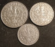 POLOGNE - POLAND - LOT DE 3 PIECES - 10 - 20 - 50 GROSZY 1923 - Nickel - KM 11 - KM 12 - KM 13 - Poland