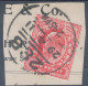 GB POSTMARK-ERROR 1911 EVII 1d On Superb Piece W CDS Large Single Circle (NPB) „23B“ (LONDON – BRIXTON HILL Or BRIXTON) - Used Stamps