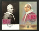 VATICAN - POSTE VATICANE - 2 Cartes MAXIMUM 1955 - Marian Year And Centenary Dogma Of Immaculate Conception - Maximum Cards