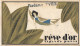MIKI-AP8-086 CARTE PARFUMEE PIVER PARIS PARFUM REVE D OR FEMME SUR HAMAC PUBLICITE CALENDRIER - Profumeria Antica (fino Al 1960)