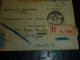 LETTRE RECOMMANDEE AU DEPART DESHANGHAI JUIN 1945 - EXPEDIE PAR UN MILITAIRE ARRIVE LE 19-06-1945 A AVIGNON ET R (20/09) - Storia Postale