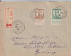 LETTRE Recommandée - Le Havre (special) Le 28/11/1914 Pour Bordeaux (Avec N°113+121) - 1912 Pellens