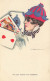 Delcampe - NANNI * Série Complète 6 CPA Illustrateur Nanni Italia * Jeu De Cartes , Carte Cards * Femmes Mode Chapeau Jeux Game - Nanni