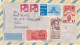 HISTORICAL DOCUMENTS  REGISTERED   COVERS NICE FRANKING 1960 BRASILIA - Cartas & Documentos