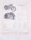 ANCIENNE PUB MOTO MOTOS MOTOCYCLETTES FN 250 Cc LUXE, 350, 450 LATERALES, FABRIQUE NATIONALE D'ARMES, HERSTAL LEZ LIEGE - Moto