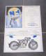 ANCIEN DEPLIANT PUB MOTO MOTOS FN XIII, LUXE, STANDARD, SIDECAR, FABRIQUE NATIONALE D'ARMES, HERSTAL LEZ LIEGE - Motos