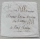 Lettre 1773 Marque " De Troyes" - "1°1/4 ( 1once 1/4) - 44 Sols Pour Neufchâteau. - 1714-1794 (Pays-Bas Autrichiens)