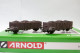 Arnold - 2 WAGONS TOMBEREAUX Tow Charbon SNCF ép. III Réf. HN6491 Neuf NBO N 1/160 - Vagoni Merci