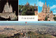 ESPGANE - Barcelona - Tibidabo - Multivues - Colorisé - Carte Postale - Barcelona