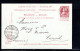 1908, Perfin " CL " En  Entier 10 C.  -  Verso  Credit Lyonais   Imprimee  ,  " BRUXELLES "  Gros Barbe  #1501 - 1863-09