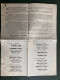 PROGRAMME ELECTIONS CHAMBRE DES METIERS DE LA MARNE 16 NOVEMBRE 1952 - Programmes