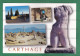 CARTHAGE Picture Post Card Sent From TUNISIA To BELGIUM With ARABIAN HORSE Stamp, Horses - As Scan - Horses