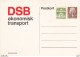 Dänemark DENMARK DSB. BREVKORT. 70 ØRE 1975 Mint - Postal Stationery