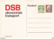 Dänemark DENMARK DSB. BREVKORT. 70 ØRE 1975 Mint - Enteros Postales