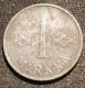 Pas Courant - FINLANDE - FINLAND - 1 MARKKA 1953 - Fer - Iron - KM 36 - Finlande