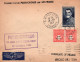 LETTRE / SCOTEM / PREMIERE  Liaison Postale Aérienne Directe 1953 / PARIS CHICAGO Par Air France - 1927-1959 Oblitérés