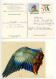 Germany 1996 Uprated 20pf. Albrecht Dürer Postal Card - Bird's Wing; Wiesbaden Cancel - Postales Ilustrados - Usados