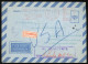 BUDAPEST 1964. Francotyp Bérmentesítésű Expressz Légi Levél Argentínából Visszaküldve - Lettres & Documents