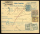BUDAPEST 1914. Csomagszállító Szegedre Küldve 2db Erősen Elfogazott, Emiatt Ollóval Vágott 6f-el!! Érdekes! - Lettres & Documents