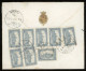 BUDAPEST 1922. Dekoratív, Ajánlott Inflációs Levél Sátoraljaújhelyre Küldve Bernáth Aladár Alispánnak - Covers & Documents