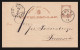 DENTA 1878. Díjjegyes Levlap Szép Bélyegzéssel - Briefe U. Dokumente