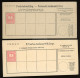 1886. 2db Használatlan , Díjjegyes Postatakaréklap  (az Egyik Horvát) - Covers & Documents