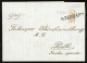 SZEKSZÁRD 1857. 6Kr Felezés, Hamisítás! Borkereskedői Nyomtatványon, "Hamis" Bélyegzéssel ( Visnyovszki, Hamisítás Gyűjt - Covers & Documents