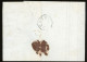 SZEKSZÁRD 1857. 6Kr Felezés, Hamisítás! Borkereskedői Nyomtatványon, "Hamis" Bélyegzéssel ( Visnyovszki, Hamisítás Gyűjt - Covers & Documents