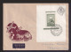 1951 80 éves A Magyar Bélyeg Blokksor FDC érk. Bélyegzéssel - Covers & Documents