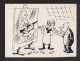 SZABAD SZÁJ  KARIKATÚRA Gyűjtemény 1946-51 .A Lapban Megjelent 5 Db Eredeti Szignós Tusrajz, Hátoldali Bélyegzéssel - Drawings