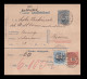 KISKUNFÉLEGYHÁZA 1892. Szép Krajcáros Csomagszállító 50Kr+10Kr Resicára - Storia Postale