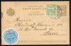 ZIMONY 1908.Dekoratív, Levélzárós, Kétnyelvű Bélyegkereskedői Díjjegyes Levlap Párizsba Küldve - Cartas & Documentos