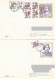 Poland Envelope (1052) Set4: Used Ck 85+86+87+88 Polish Kings (postal Circulation) - Stamped Stationery