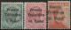 TRAA28-30L - 1918 Terre Redente - Trentino-Alto Adige, Sass. Nr. 28/30, Serie Cpl. 3 Francobolli Nuovi Linguellati */ - Trento