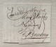 Lettre Datée D'Amsterdam 1779 - "D'hollande - 1/2 G + Port "3" Pour Bordeaux (France) - ...-1852 Prephilately