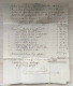 Lettre Datée D'Amsterdam 1779 - "D'hollande - 1/2 G + Port "3" Pour Bordeaux (France) - ...-1852 Prephilately