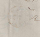 Letter Mailed On October 13th 1829 From Gent To Hornu  - Weight Indication "24" Wigtjes - 1815-1830 (Hollandse Tijd)