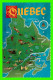 MAP, CARTE GÉOGRAPHIQUE - QUÉBEC - DEXTER COLOR CANADA LTD, 1965 - - Carte Geografiche