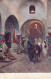 Delcampe - Orientalism 8 Art Cards Arabic Coffee Shop, Mosque , Bazar , Sweet Seller , Street Scenes , Moorish Gate , Tumb - Avant 1900